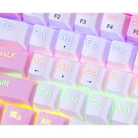 Клавиатура Redragon Fizz (розовый/белый) фото 11
